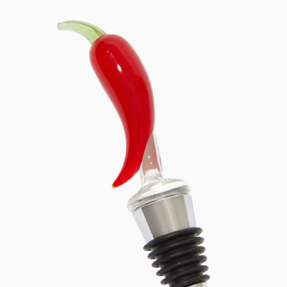 $5💃 SANDRA ALEXANDRA Bottle Stoppers Set of 2 - Lemon & Chili - Picture 4 of 5